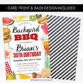 bbq birthday party invite